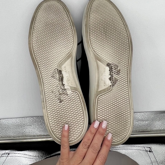 SOLD. Cole Haan Black Leather Hi Top Sneakers - 12 - Picture 8 of 8